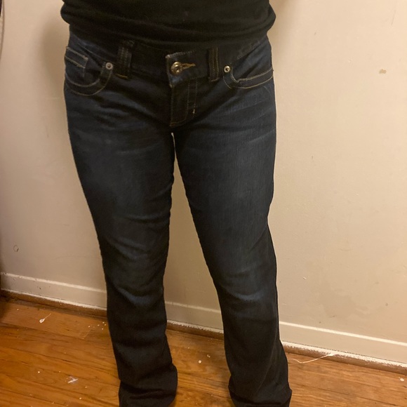 Retro Guess Bootcut Dark Blue Jeans - Picture 2 of 8